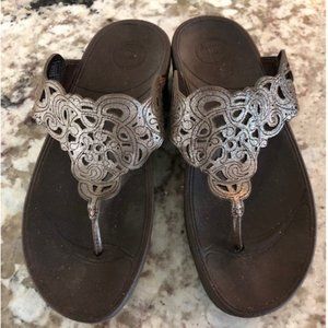 FITFLOP BRONZE/BROWN SANDALS  EUC